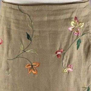 ALLISON TAYLOR linen plus size skirt
